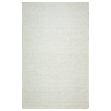 Rizzy Home Twist TW3065 Off White Solid Area Rug, Runner 2'6" x 8'