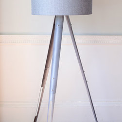 Metal Tripod Floor Lamp - Lighting