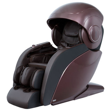Osaki OS-4D Escape S-Track Massage Chair with Space Capsule Cover, Brown