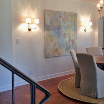 Commissioned painting for dining area