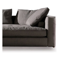 Minotti - Minotti Jagger High Back and High Armrest Sectional Sofa - Sectional Sofas