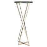 ET2 Lighting - ET2 Lighting E71012-PC York - 35.5" 96W 4 LED Accent Table - A new take on the tripod accent table, these LED illuminated tables remain a refined classic. Simple in their design, they lend themselves to a versatile pairing of home or hospitality decor.   1 Year   16  35000 Hours  Shade Included: YesYork 35.5" 96W 4 LED Accent Table Polished Chrome Clear Glass *UL Approved: YES *Energy Star Qualified: n/a  *ADA Certified: n/a  *Number of Lights: Lamp: 4-*Wattage:24w PCB Integrated LED bulb(s) *Bulb Included:Yes *Bulb Type:PCB Integrated LED *Finish Type:Polished Chrome
