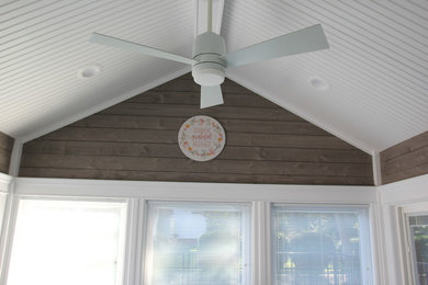 Sunroom - coastal sunroom idea in New York