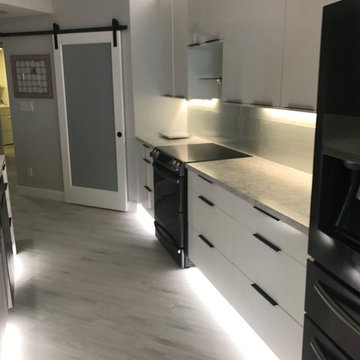 White Contemporary Kitchen