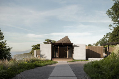 Inspiration for a beach style house exterior in Other.
