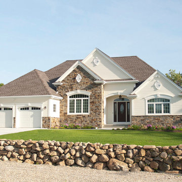 Custom Home Exteriors by BROM Builders, CT