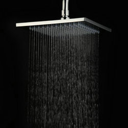 Contemporary 8 Inch Chromed Brass Rainfall Shower Head HB08 - Showerheads And Body Sprays
