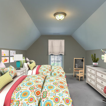 Highland Lakes Bedroom"Virtually Staged" After