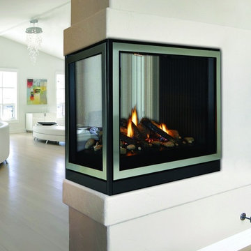 Multi-Sided See-Through Fireplace - White Mountain Hearth
