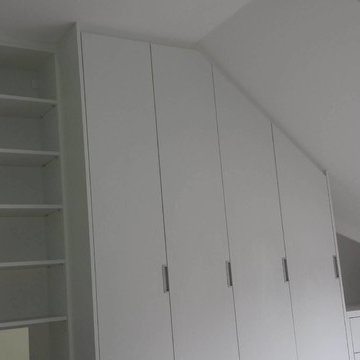 Loft Converted Bedroom Wardrobe and Chest of drawers