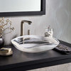 Lido Murano Glass Bathroom Sink, Seaspray