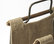 Butler Idaho Burlap and Metal Magazine Basket