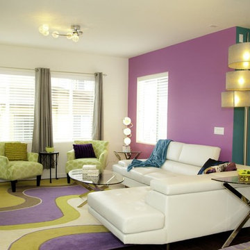 Modern Colorful Bright Home for Family