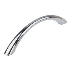 GlideRite Hardware - 3.75" Loop Cabinet Hardware Pull, Polished Chrome - Cabinet And Drawer Handle Pulls