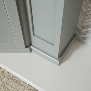 Home design - transitional home design idea in Detroit