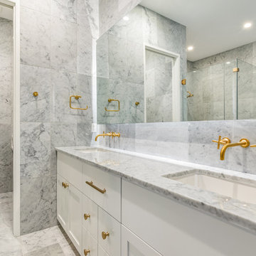 ATX Custom Contemporary-Wire Brushed Rome White Oak