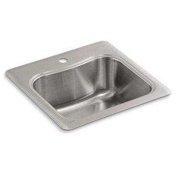 Kohler Staccato Top-Mount Single-Bowl Bar Sink with Single Faucet Hole