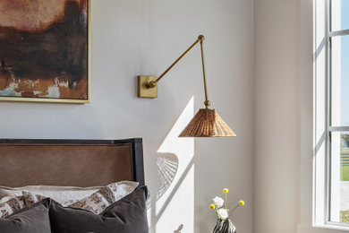 Inspiration for a cottage bedroom remodel in Tampa