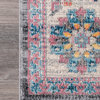 Traditional Vintage Classic Tinted Floral Area Rug, Gray, 7'10"x10'10"