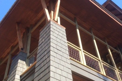Example of a trendy home design design in Atlanta