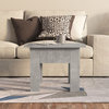 vidaXL Coffee Table Living Room Center End Table Concrete Gray Engineered Wood