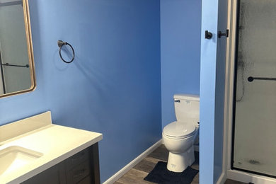 Basement - traditional basement idea in Other