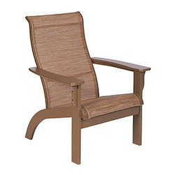 Telescope Sling Adirondack Chair - Latte - Outdoor Dining Chairs