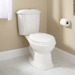 REGENT DUAL-FLUSH WATER CLOSET - FLUSH BUTTON ON TOP - Toilets