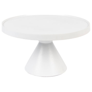 Conical Base Coffee Table | Zuiver Floss, White