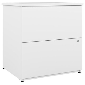 BESTAR Universel 28W Standard 2 Drawer Lateral File Cabinet in pure white