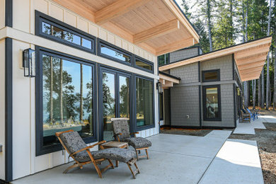 Example of a beach style patio design in Other