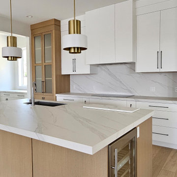 Sintered Stone Countertops and Cabinets, Book Shelf, Vanities