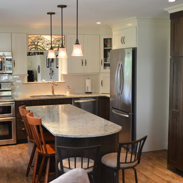Smart, chic small kitchen layout