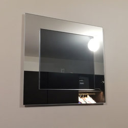 Accent Mirror. Grey Mirror on Clear. - Wall Mirrors
