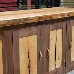 Office Cabinet in Cherry and Walnut - Filing Cabinets