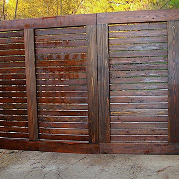 Modern Horizontal Gate - Driveway