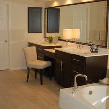 study built in cabinets