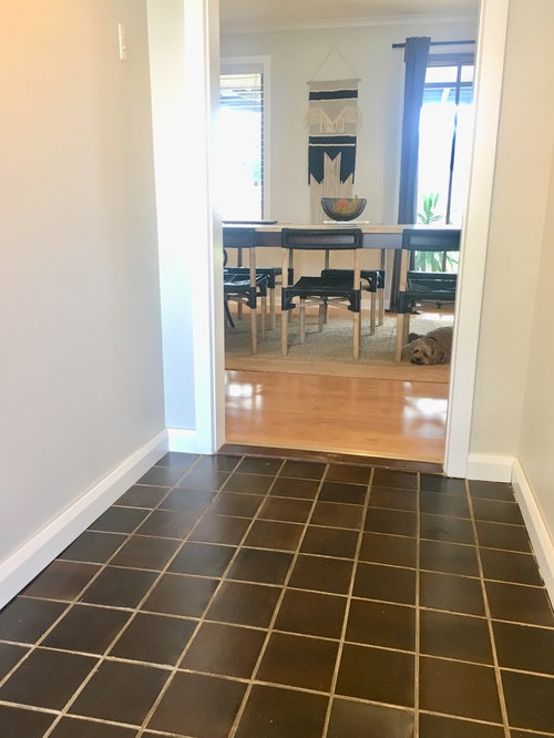 New Front Door Tiling Floating Floorboards In The Front Entrance Way Would Like Some Advice On What Step To Do First Ie Should Door Be Replaced Or Tiles