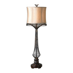 www.essentialsinside.com: lubriano forge metal buffet lamp - Table Lamps