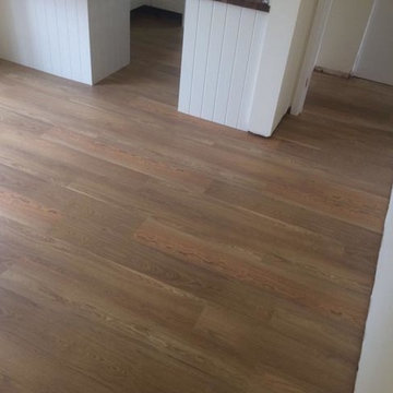 Installing Amtico Spacia Pale Ash to Kitchen