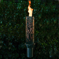 Serenity Stainless Steel Tiki Torch Kit - Outdoor Torches