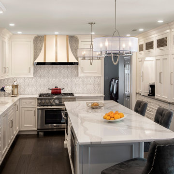 White Transitional Kitchen - Doylestown