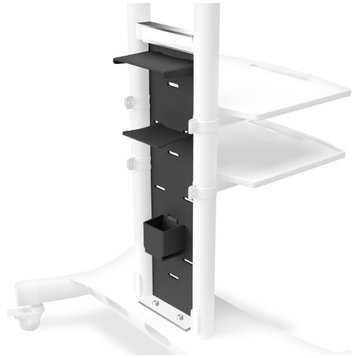 ONKRON Plastic Equipment Panel with Shelves for TV Stand TS1881