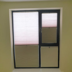 Pleated & Visage Blinds installed in Scholarstown, Rathfarnaham - Products