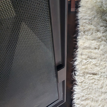 Teton Angle Iron Fireplace Doors