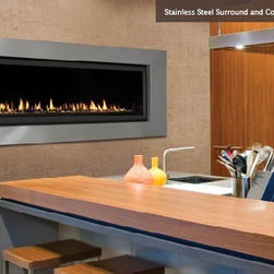 Vermont Castings Aura Series 91'' x 49'' DV Gas Fireplace System VWDV70NTSC - Fireplace Accessories