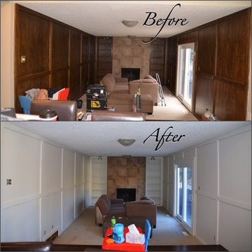 Bye-bye wood panelling