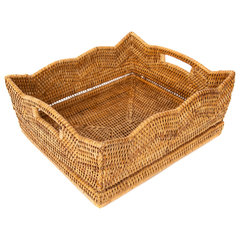 Loma Rattan Shelf & Organizing Basket