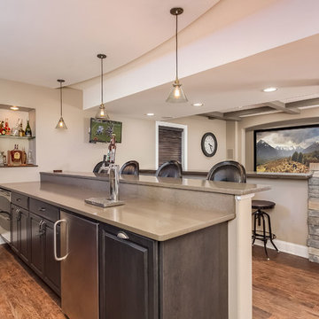 Gilbert City Basement Bar & Home Theater