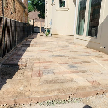 Stamped concrete Frisco , Tx - Progroup Construction